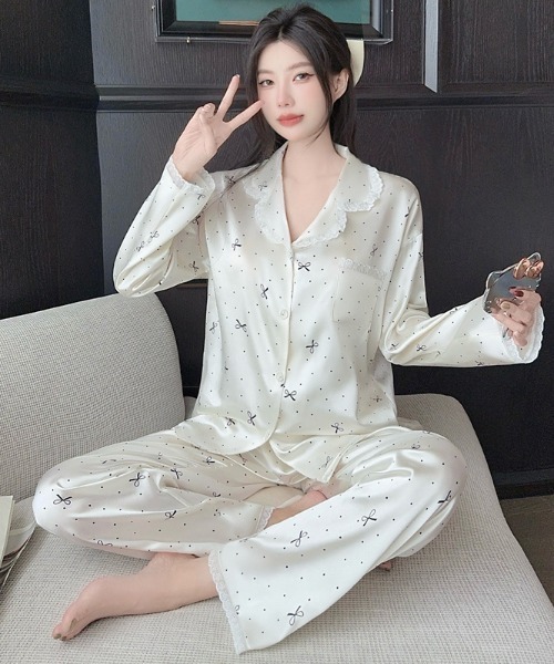 pyornim（ピョルニム） パジャマ ルームウェア 「26年春夏新作」総柄