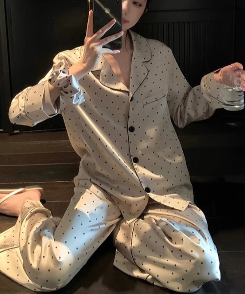 pyornim（ピョルニム） パジャマ ルームウェア 「26年春夏新作」総柄