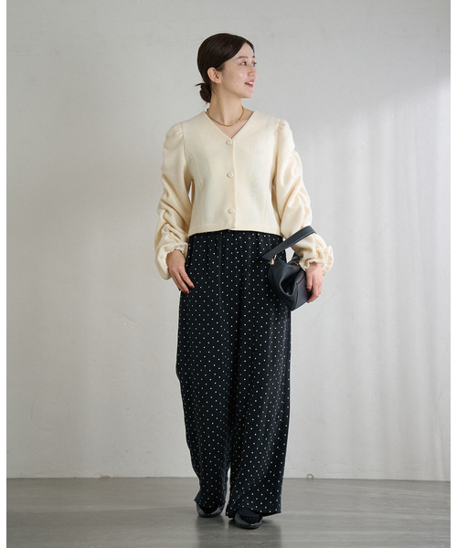 IENA（イエナ） ブラウス シャツ ブークレシャーリングブラウス