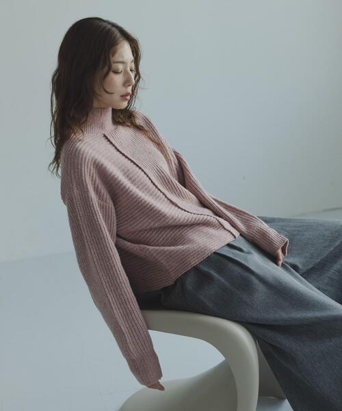 URBAN RESEARCH Sonny Label ニット セーター 畦切替えニットプル