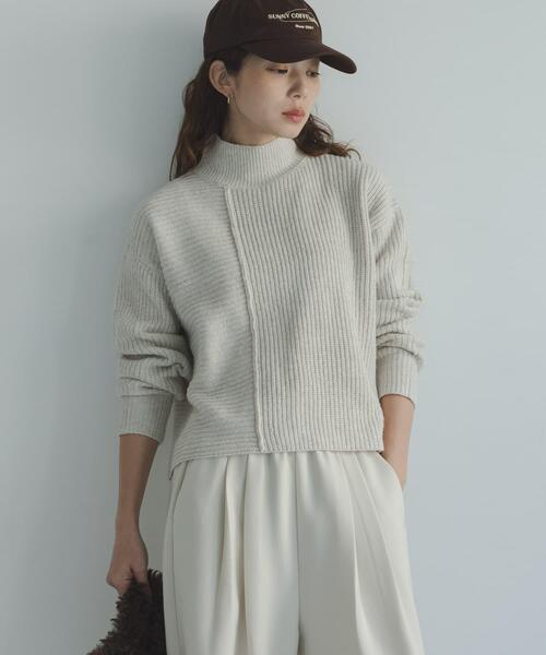 URBAN RESEARCH Sonny Label ニット セーター 畦切替えニットプル