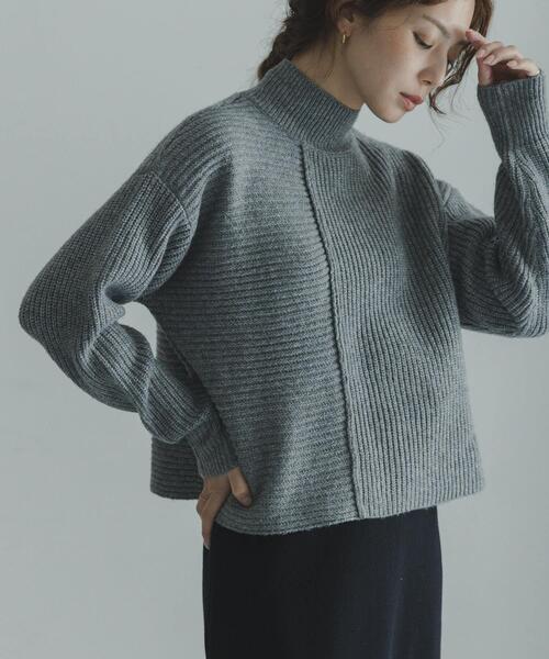 URBAN RESEARCH Sonny Label ニット セーター 畦切替えニットプル