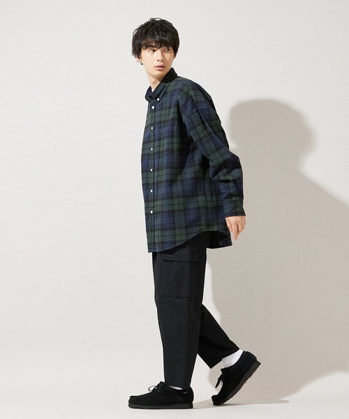 「JOURNAL STANDARD」 カーゴパンツ X-SMALL グリーン メンズ_画像5