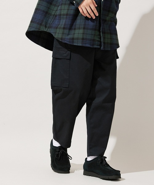 「JOURNAL STANDARD」 カーゴパンツ X-SMALL グリーン メンズ_画像8