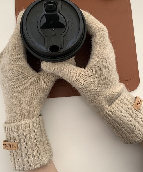 手袋 finger hole knit gloves レディース | ブランド登録なし | 05