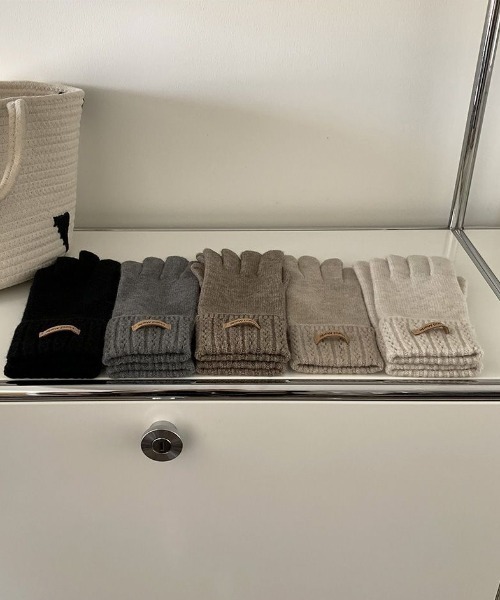 手袋 finger hole knit gloves レディース | ブランド登録なし | 17