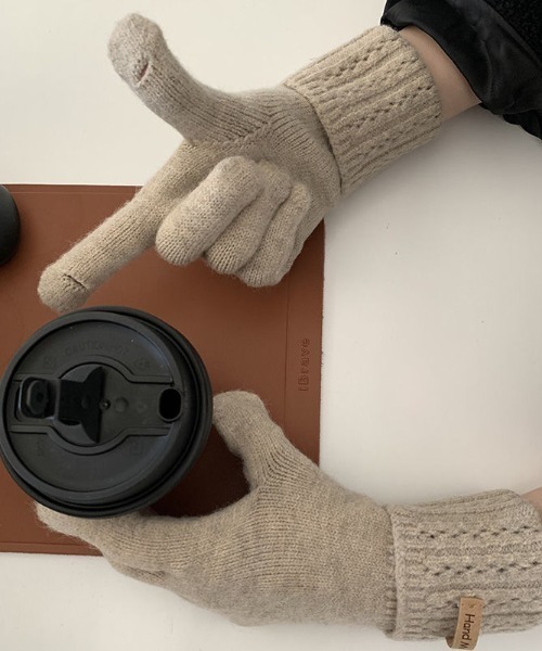 手袋 finger hole knit gloves レディース | ブランド登録なし | 14