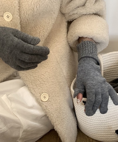 手袋 finger hole knit gloves レディース | ブランド登録なし | 09