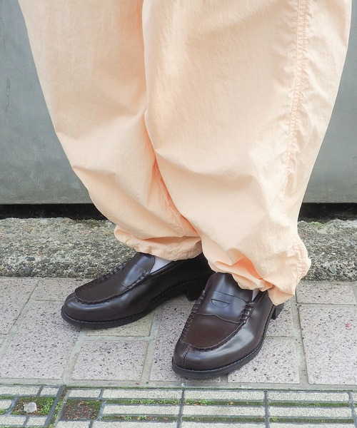 あしながおじさん ローファー 「本革」防滑│レザーコインローファー 