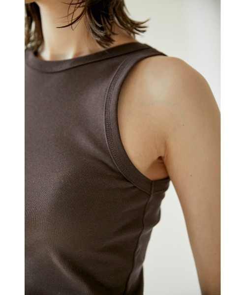 「BLACK BY MOUSSY」 ノースリーブトップス FREE ブラウン レディース_画像6