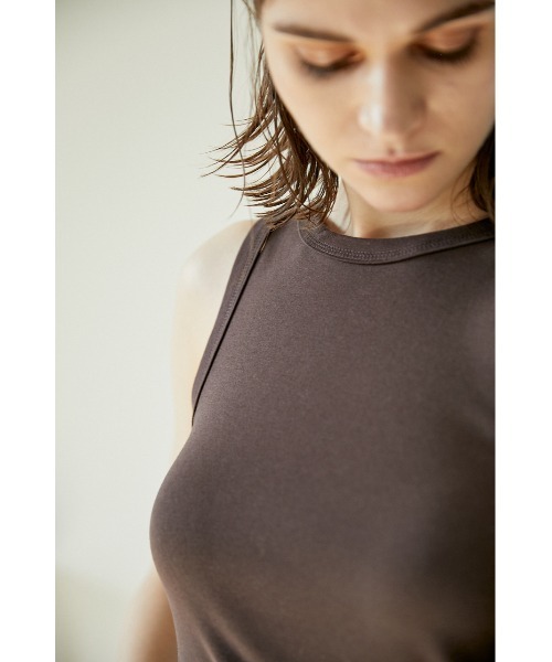 「BLACK BY MOUSSY」 ノースリーブトップス FREE ブラウン レディース_画像7