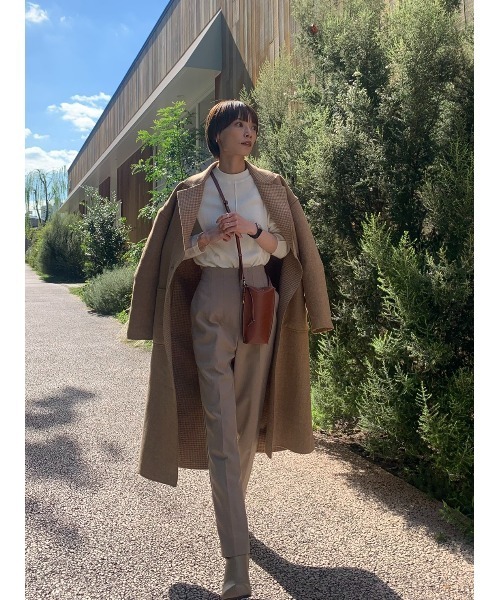 「rem closet」 チェスターコート SMALL ブラウン レディース_画像6