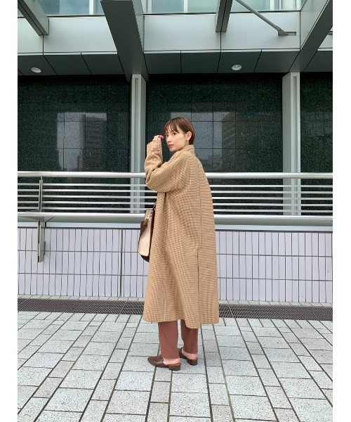 「rem closet」 チェスターコート SMALL ブラウン レディース_画像9
