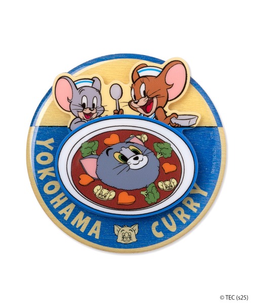 ご当地 トムとジェリー　3層マグネット　9点 文房具 「公式」トムとジェリー ご当地横浜木製3層マグネット