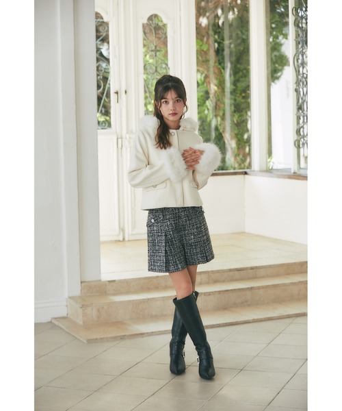 「tocco closet」 ダッフルコート M ピンク レディース_画像2