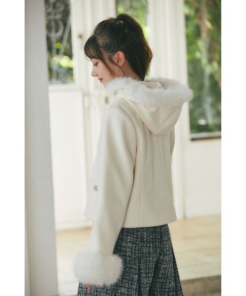「tocco closet」 ダッフルコート M ピンク レディース_画像6