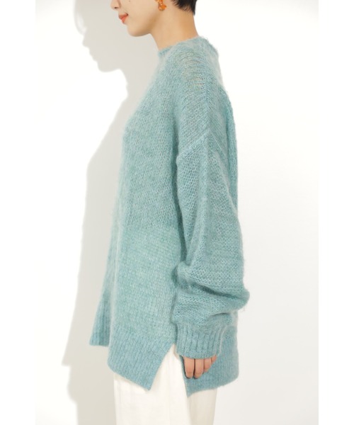「ROSE BUD」 長袖ニット ONE SIZE ブルー レディース_画像3