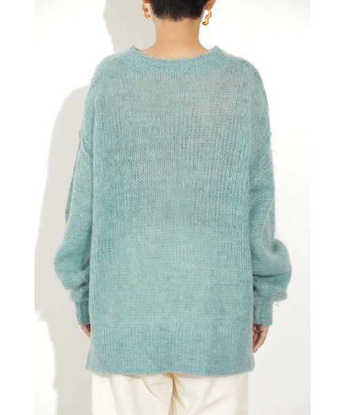 「ROSE BUD」 長袖ニット ONE SIZE ブルー レディース_画像8