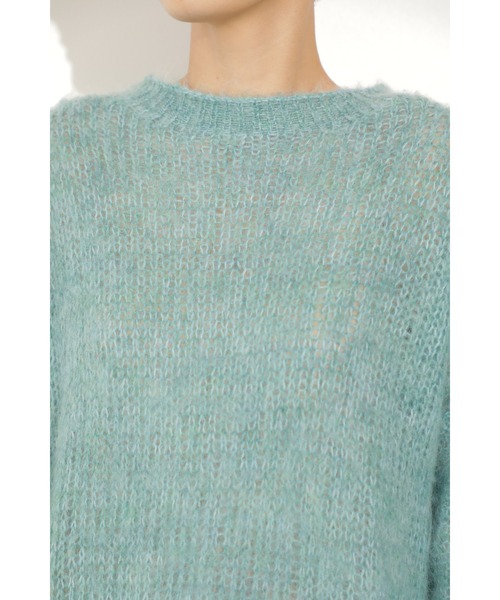 「ROSE BUD」 長袖ニット ONE SIZE ブルー レディース_画像9