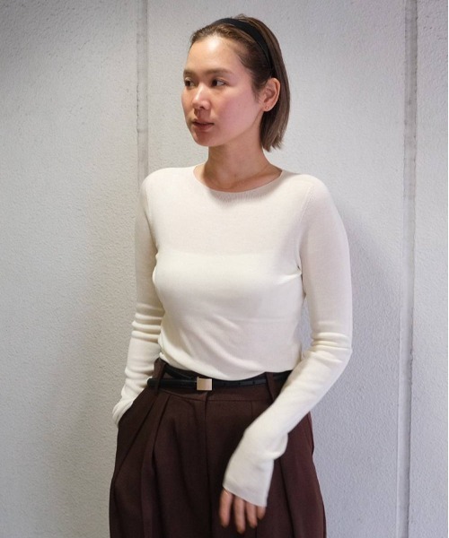 TODAYFUL ニット セーター Compact Smooth Knit レディース : ZOZOTOWN