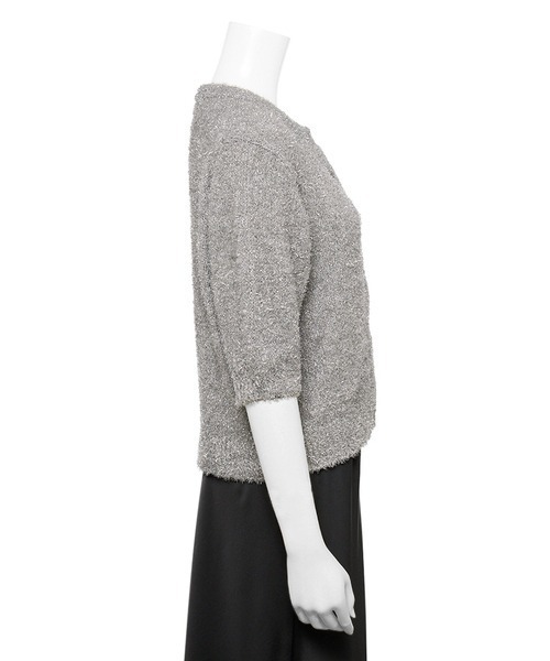 「MIESROHE」 ニットカーディガン FREE ブラック レディース_画像5