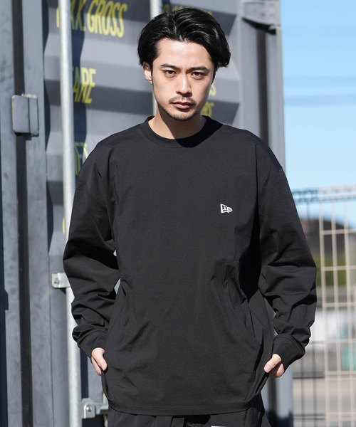 NEW ERA ニューエラ 長袖 ラガーシャツ L 　吸水速乾抗菌消臭UVカット NEW ERA（ニューエラ） ラッシュガード 長袖 ラッシュガード メンズ UV