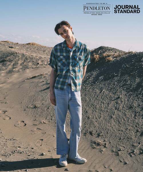 PENDLETON（ペンドルトン） シャツ 別注 TR ツイル 半袖 オープン
