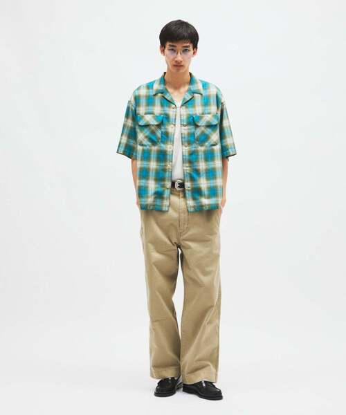 PENDLETON（ペンドルトン） シャツ 半袖 別注 TR ツイル 半袖 オープン