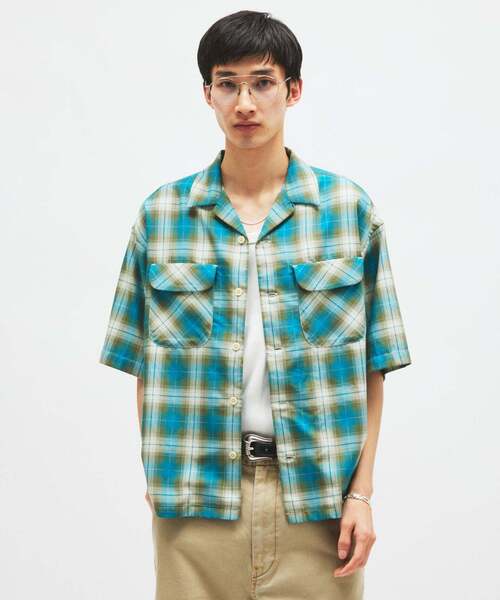 PENDLETON（ペンドルトン） シャツ 半袖 別注 TR ツイル 半袖 オープン