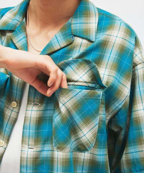 PENDLETON（ペンドルトン） シャツ 半袖 別注 TR ツイル 半袖 オープン