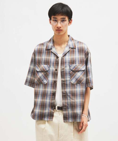 PENDLETON（ペンドルトン） シャツ 別注 TR ツイル 半袖 オープン
