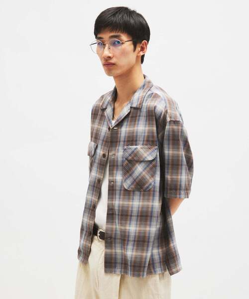 PENDLETON（ペンドルトン） シャツ 別注 TR ツイル 半袖 オープン
