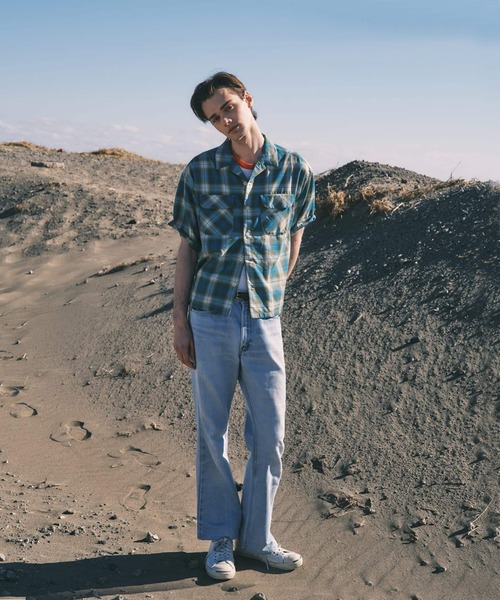 ペンドルトン PENDLETON（ペンドルトン） シャツ 半袖 別注 TR ツイル 半袖 オープン