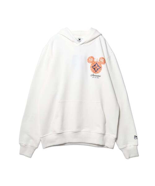 パーカー 「AWESOME」 LV PRINT HOODIE フーディ メンズ レディース