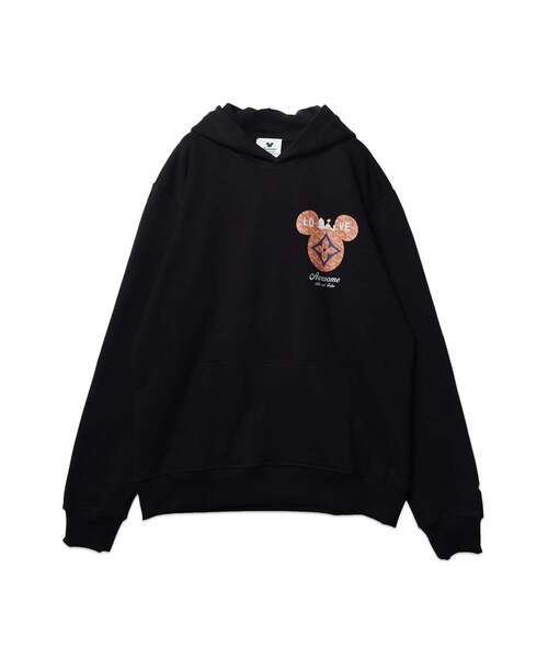 パーカー 「AWESOME」 LV PRINT HOODIE フーディ メンズ レディース