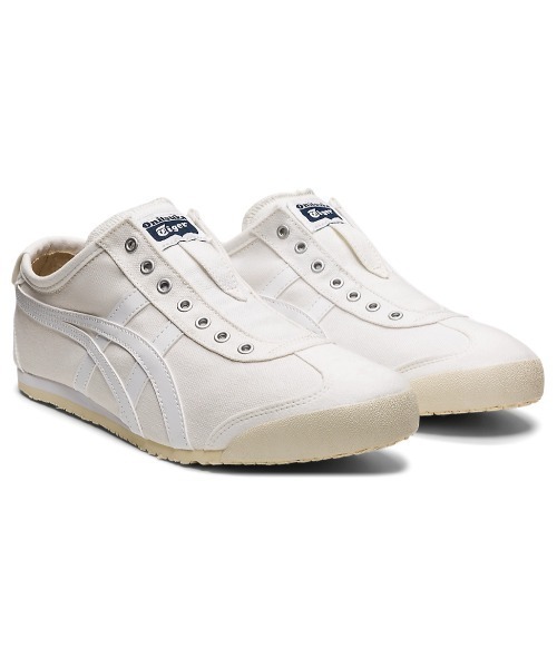 「Onitsuka Tiger」 ローカットスニーカー 26.5 ホワイト×ホワイト レディース_画像4