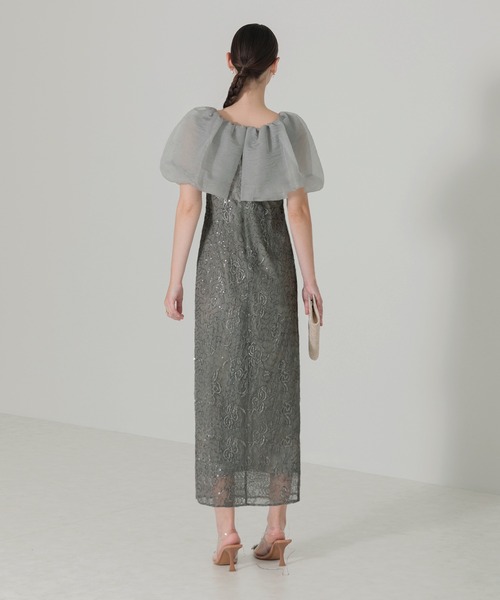 「Leja」 ホルターネックワンピース MEDIUM グリーン レディース_画像9