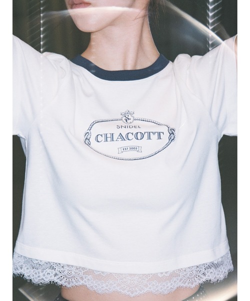SNIDELスナイデルChacottSustainableロゴTシャツLBEG SNIDEL（スナイデル）の「SustainableロゴT（Tシャツ/カットソー