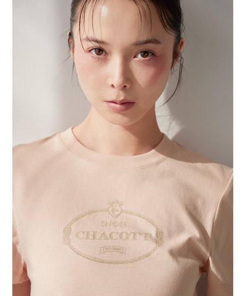 snidel スナ Chacott コラボレーストリムTシャツ 白 SNIDEL｜【Chacott】コラボレーストリムTシャツ | Rakuten Fashion