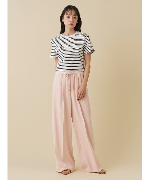 SNIDEL（スナイデル） tシャツ 「Chacott」コラボレーストリムTシャツ