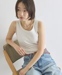 タンクトップ ノースリーブ 「抗菌防臭」テレコ...の詳細画像2