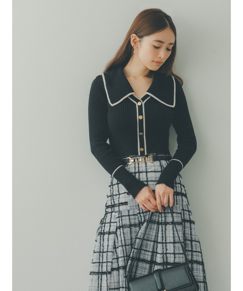 SNIDEL（スナイデル） ロングスカート 0 グレー レディース : ZOZOTOWN
