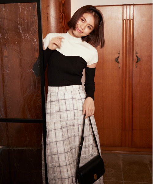 美品　SNIDEL　❤️ロングスカート SNIDEL（スナイデル） ロングスカート 0 グレー レディース : ZOZOTOWN