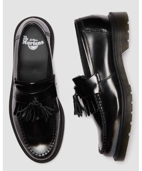 「Dr. Martens」 ローファー - ブラック メンズの画像