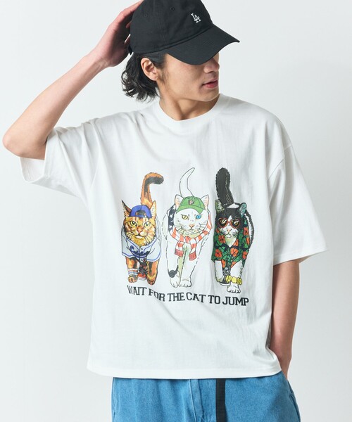 「FREAK'S STORE」 半袖Tシャツ SMALL ホワイト メンズ_画像2