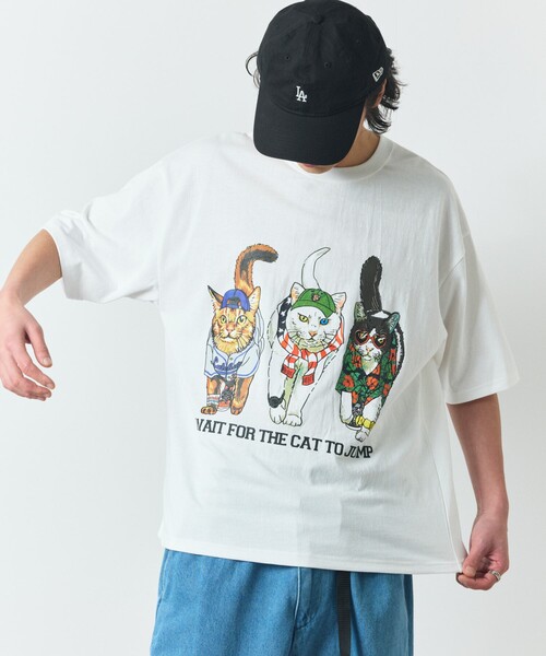 「FREAK'S STORE」 半袖Tシャツ SMALL ホワイト メンズ_画像3