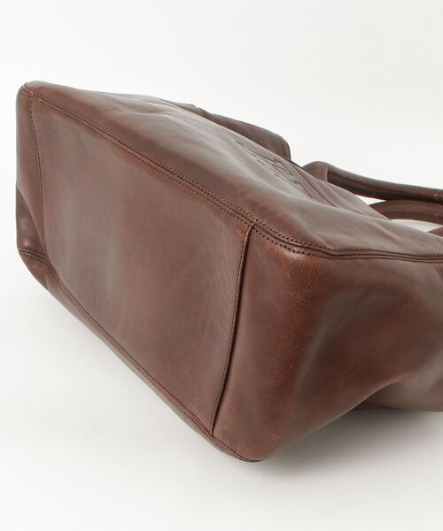 HIROFU（ヒロフ） ワンポイントトートバッグ ONE SIZE ブラウン