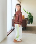 ワイドパンツ パンツ サイドチュール スウェッ...の詳細画像5
