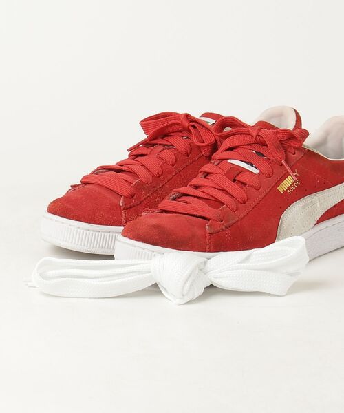 「PUMA」 ローカットスニーカー 25.5cm レッド系その他 メンズ_画像4