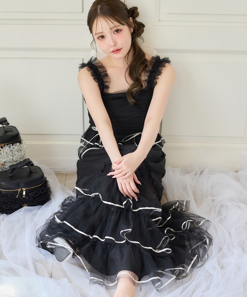 one after another NICE CLAUP タンクトップ ノースリーブ 「Tulle